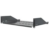 Intellinet 19 Inch Cantilever Shelf, 2U, Fixed, Depth 350 mm, Black.