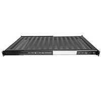 Intellinet 19" Sliding Shelf 1U 800 to 1000mm Depth shelf depth 550mm Black