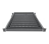 Intellinet 19" Sliding Shelf 1U For 600 to 800mm Depth Cabinets & Racks shelf depth 350mm Max weight 35kg Black