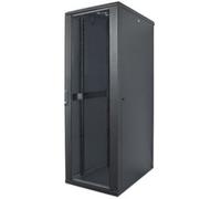 Intellinet 19" Network Cabinet - Free Standing 32U 600x800mm (width x depth) Black Flatpack Max 1500kg Multi-Point Door Lock One Lock Per Side Panel Usable Depth 123 to 573mm IP20 rated Rack Steel