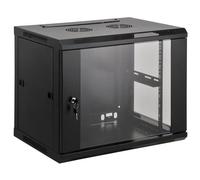 Intellinet 19" Network Cabinet - Wall Mount (Standard) 20U 600mm Deep Black Assembled Max 60kg Metal & Glass Door Back Panel Removeable Sides Suitable also for use on desk or floor Usable Depth 500mm 