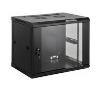 Intellinet Network Cabinet Wall Mount (Standard) 9U Usable Depth 350mm/Width 540mm Black Assembled Max 60kg Metal & Glass Door Back Panel Removeable SidesSuitable also for use on desk or floor 19"Part