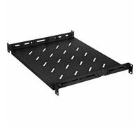 Intellinet 714082 19" Fixed Shelf 1U 350mm shelf depth Adjustable rails 350–550mm 20kg Black