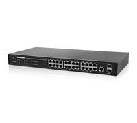 Intellinet 24-Port Network Switch, 24-Port (RJ45), Rackmount, Gigabit, 4 SFP, Ethernet Web-Smart, 10/100/1000 Mbit/(with UK Power Cord)