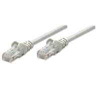 Intellinet 336758 Network Patch Cable, Cat6, 7.5m, Grey, CCA, U/UTP, PVC, RJ45, Gold Plated Contacts, Snagless, Booted, Polybag