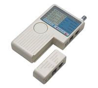 Intellinet 4-in-1 Cable Tester, RJ-11, RJ-45, USB and BNC, One Button Test