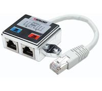 Intellinet 2-Port Cat5-Anschlussteiler doppelt geschirmt (zum Aufsplitten eines