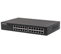 Intellinet 561273 24-Port Gigabit Ethernet Switch, 24 x 10/100/1000 Mbps RJ45 Po