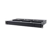 Intellinet 712668 3-Fan Ventilation Unit for 19" Racks, 1U, Black