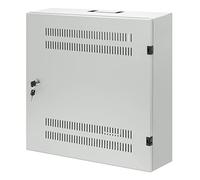 Intellinet 713641 19" Low Profile Wall Cabinet with 4U Horizontal Uprights and Vertical 2U Grey