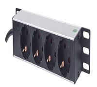 Intellinet 714020 10" 1U Rackmount 4-Output