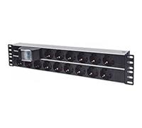 Intellinet 714051 19" 2U Rackmount 15-Output Power Distribution Unit (US IMPORT)