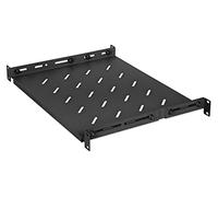 Intellinet 714082 Shelf 19" Fixed with Depth Adjustable from 350 to 550 mm 1U Black Black