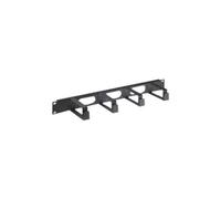 Intellinet Cable Management Panel Black 1U Height 19" Width 711074