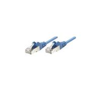 Intellinet Network Patch Cable, Cat6, 5m, Blue, CCA, U/UTP, PVC, RJ45, Gold Plated Contacts, Snagless, Booted, Lifetime Warranty, Polybag