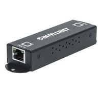Intellinet Gigabit High-Power PoE+ Extender Repeater, IEEE 802.3at/af Power over Ethernet (PoE+/PoE), metal