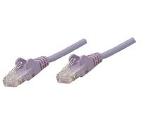 Intellinet KB001510 Intellinet Cat5e RJ45 Male to Male UTP Network Cable, 0.5 Meter Length, Purple, Purple