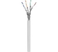 Intellinet Network Bulk Cat6a Cable, 23 AWG, Solid Wire, 100 m, Grey, Copper, S/FTP, LSZH, CPR-Dca Rated, Box