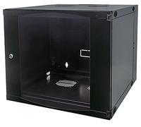Intellinet Network Cabinet, Wall Mount (Double Section), 12U, 450 mm Depth, Black, Flatpack, Max 30 kg, 19 Inch, Three Year Warranty