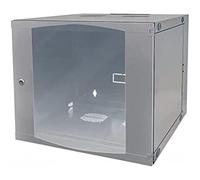 Intellinet Network Cabinet, Wall Mount (Double Section), 12U, 450 mm Depth, Grey, Flatpack, Max 30 kg, 19 Inch, Three Year Warranty