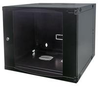 Intellinet Network Cabinet, Wall Mount (Double Section), 6U, 600 mm Depth, Black, Flatpack, Max 30 kg, 19 Inch, Three Year Warranty