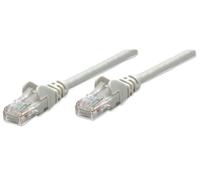 Intellinet Network Patch Cable. Cat5e. 1m. Grey. CCA. U/UTP. PVC. RJ45