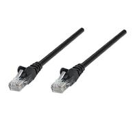 Intellinet Network Patch Cable Cat5e 20m Black CCA U/UTP PVC RJ45 Gold Plated Contacts Snagless Booted Lifetime Warranty