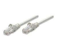 Intellinet Network Patch Cable, Cat5e, 20m, Grey, CCA, U/UTP, PVC, RJ45, Gold Plated Contacts, Snagless, Booted, Polybag