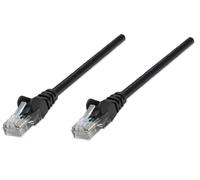 Intellinet Network Patch Cable, Cat5e, 5m, Black, CCA, U/UTP, PVC, RJ45, Gold Plated Contacts, Snagless, Booted, Lifetime Warranty, Polybag