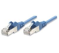 Intellinet Network Patch Cable. Cat5e. 5m. Blue. CCA. SF/UTP. PVC. RJ4