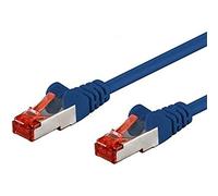 Intellinet Network Patch Cable, Cat6, 0.5m, Blue, Copper, S/FTP, LSOH / LSZH, PVC, RJ45, Gold Plated Contacts, Snagless, Booted, Polybag