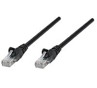 Intellinet Network Patch Cable, Cat6, 1.5m, Black, Copper, U/UTP, PVC, RJ45, Gold Plated Contacts, Snagless, Booted, Polybag