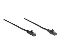 Intellinet Network Patch Cable, Cat6, 10m, Black, CCA, U/UTP, PVC, RJ45, Gold Plated Contacts, Snagless, Booted, Polybag