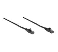 Intellinet Network Patch Cable Cat6 10m Black CCA U/UTP PVC RJ45 Gold Plated Contacts Snagless Booted Lifetime Warranty