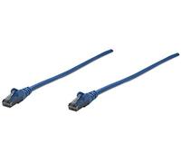 Intellinet Network Patch Cable, Cat6, 10m, Blue, CCA, U/UTP, PVC, RJ45, Gold Plated Contacts, Snagless, Booted, Polybag