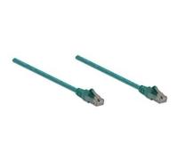 Intellinet Network Patch Cable Cat6 10m Green CCA U/UTP PVC RJ45 Gold Plated Contacts Snagless Booted Lifetime Warranty