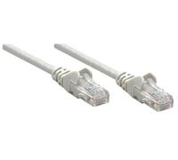 Intellinet Network Patch Cable, Cat6, 10m, Grey, CCA, U/UTP, PVC, RJ45, Gold Plated Contacts, Snagless, Booted, Lifetime Warranty, Polybag