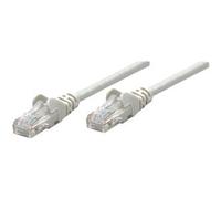 Intellinet Network Patch Cable, Cat6, 10m, Grey, CCA, U/UTP, PVC, RJ45, Gold Plated Contacts, Snagless, Booted, Lifetime Warranty, Polybag