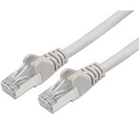 Intellinet Network Patch Cable, Cat6, 1m, Grey, Copper, S/FTP, LSOH / LSZH, PVC, RJ45, Gold Plated Contacts, Snagless, Booted, Polybag