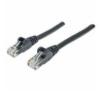 Intellinet Network Patch Cable Cat6 20M Black Cca U/Utp Pvc Rj45 Gold Plated Con