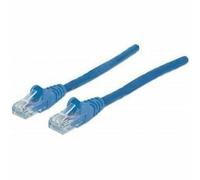 Intellinet 730464 Network Cable, Cat6, UTP, RJ45 Male/ RJ45 Male, 20.0 m (70 ft.), Blue