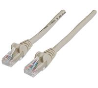 Intellinet Network Patch Cable, Cat6, 20m, Grey, CCA, U/UTP, PVC, RJ45, Gold Pla