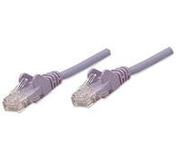 Intellinet Network Patch Cable, Cat6, 2m, Purple, CCA, U/UTP, PVC, RJ45, Gold Plated Contacts, Snagless, Booted, Polybag
