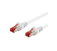 Intellinet Network Patch Cable, Cat6, 2m, White, Copper, S/FTP, LSOH / LSZH, PVC, RJ45, Gold Plated Contacts, Snagless, Booted, Polybag