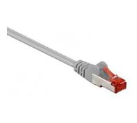 Intellinet Network Patch Cable Cat6 30m Grey Copper S/FTP LSOH / LSZH PVC RJ45 Gold Plated Contacts Snagless Booted Lifetime Warranty