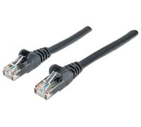 Intellinet Network Patch Cable. Cat6. 3m. Black. CCA. U/UTP. PVC. RJ45