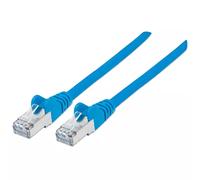 Intellinet Network Patch Cable Cat6 3m Blue S/FTP RJ45 Gold-Plated Contacts Booted LSOH