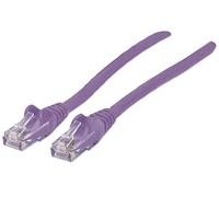 Intellinet Network Patch Cable, Cat6, 5m, Purple, CCA, U/UTP, PVC, RJ45, Gold Plated Contacts, Snagless, Booted, Polybag