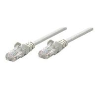 Intellinet Network Patch Cable, Cat6A, 20m, Grey, Copper, S/FTP, LSOH / LSZH, PVC, RJ45, Gold Plated Contacts, Snagless, Booted, Polybag