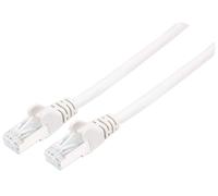 Intellinet Network Patch Cable, Cat7 Cable/Cat6A Plugs, 0.25m, White, Copper, S/